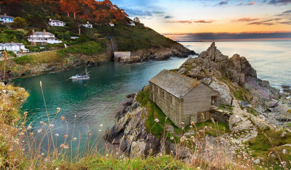 Polperro Cornwall England