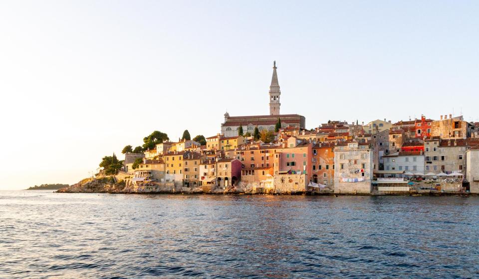 Rovinj on the Coast of Adriatic Sea