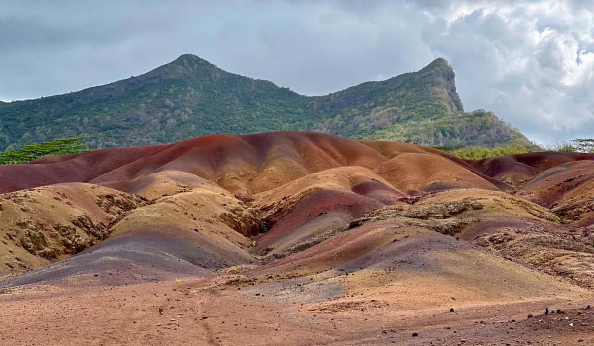Volcanic mountains Mauritius