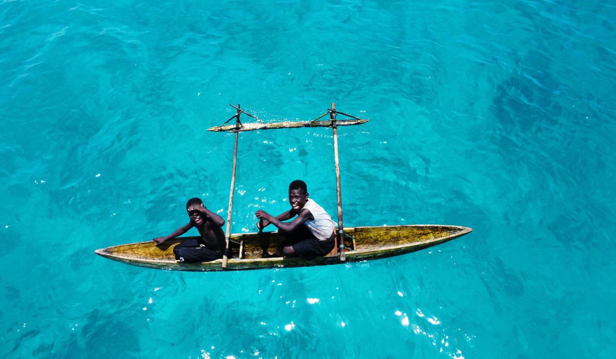 oyster 62 uhuru papua new guinea locals on small boats