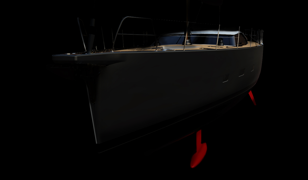 oyster 885GT performance sailing yacht bow v5