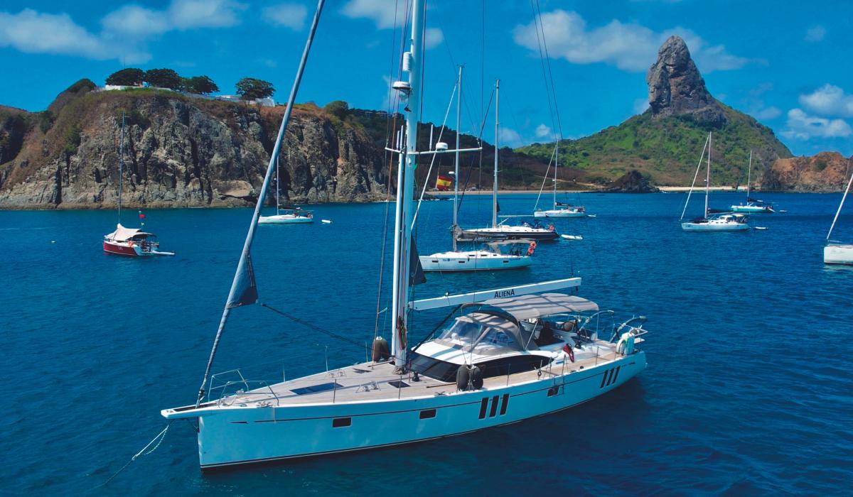 sailing yacht in brazil