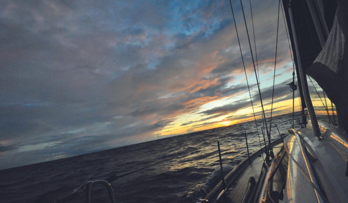 sunset atlantic ocean