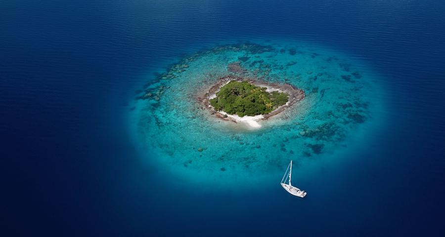 Oyster Yacht Bliss 56 At Anchor Tonga Island