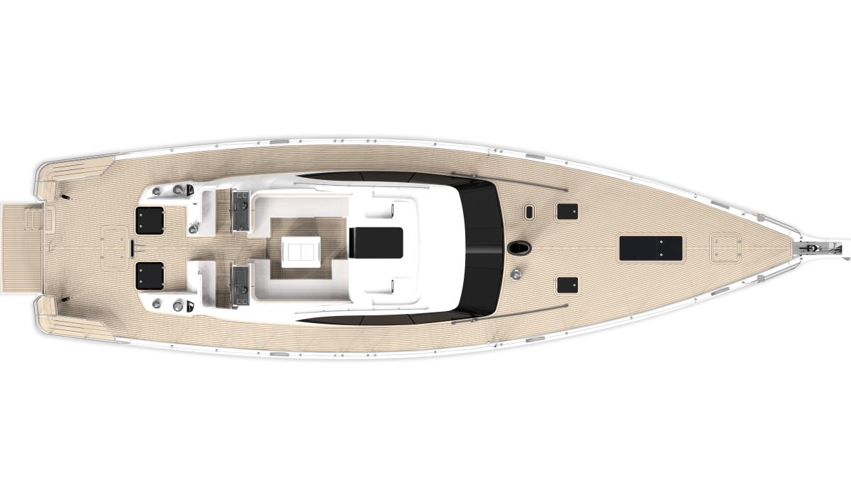 675 Deckplan Extended Transom Platform Open