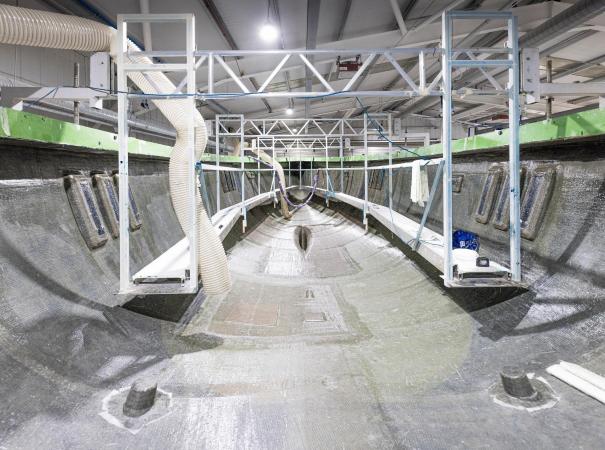 Advanced composite hulls of a sailing yacht