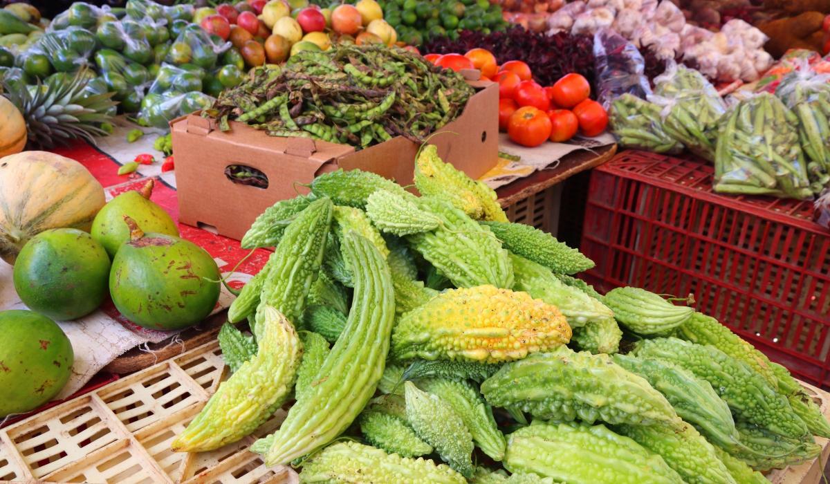 Guadeloupe food market