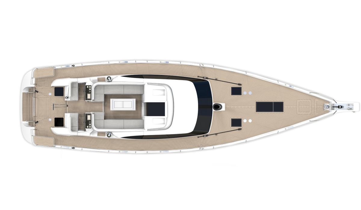 OYSTER 595 DECK PLAN
