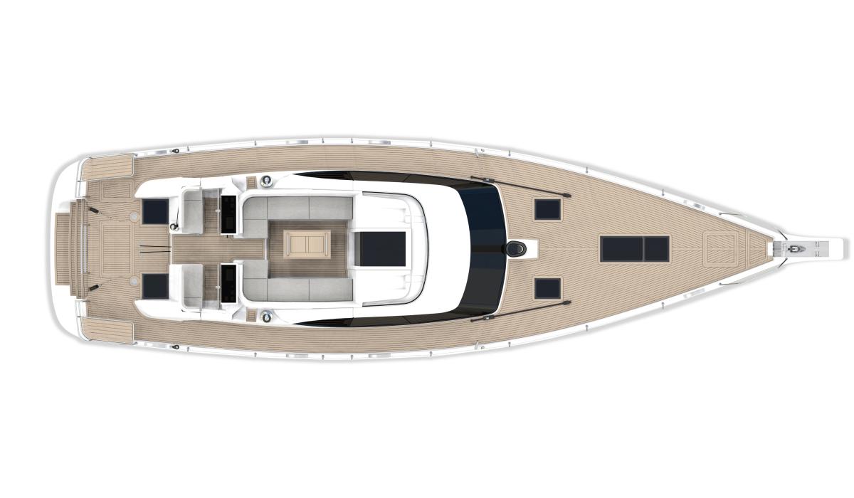 Oyster 565 Deckplan White Table no swim platform v2