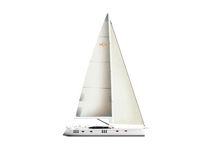 Oyster 595 Waterline Sail Plan