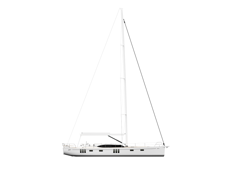 Oyster 595SII Extended Transom no sails 1