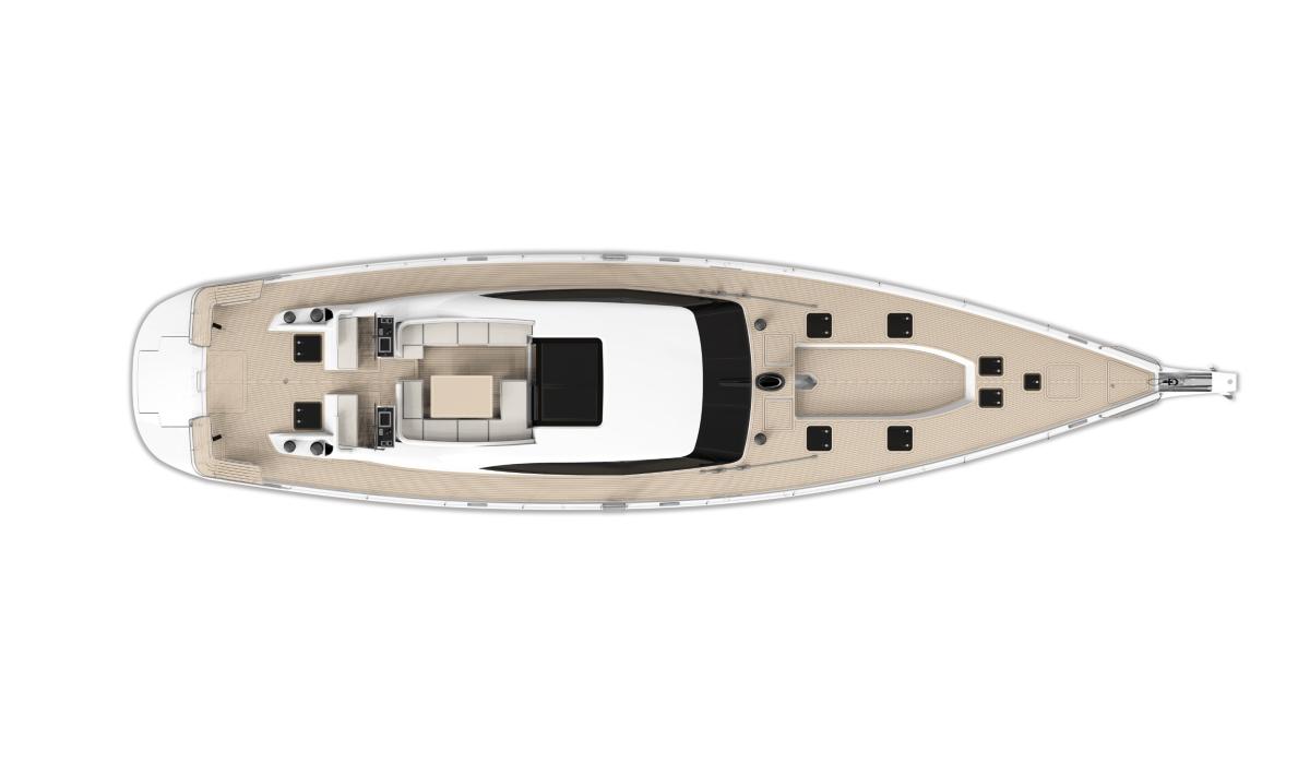 Oyster 885GT Deck and Interior Plans 1