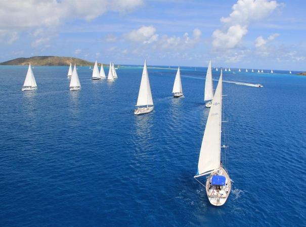 Oyster World Rally 2013 14 fleet sailing