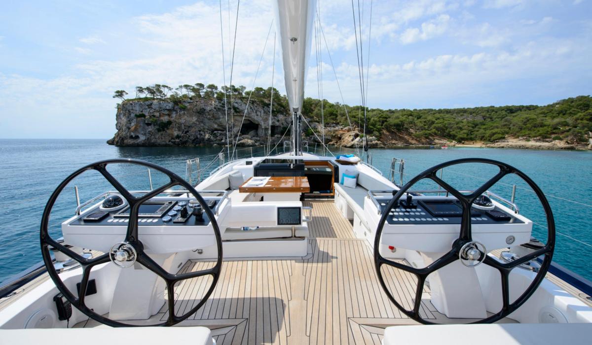 Oyster sailing yacht