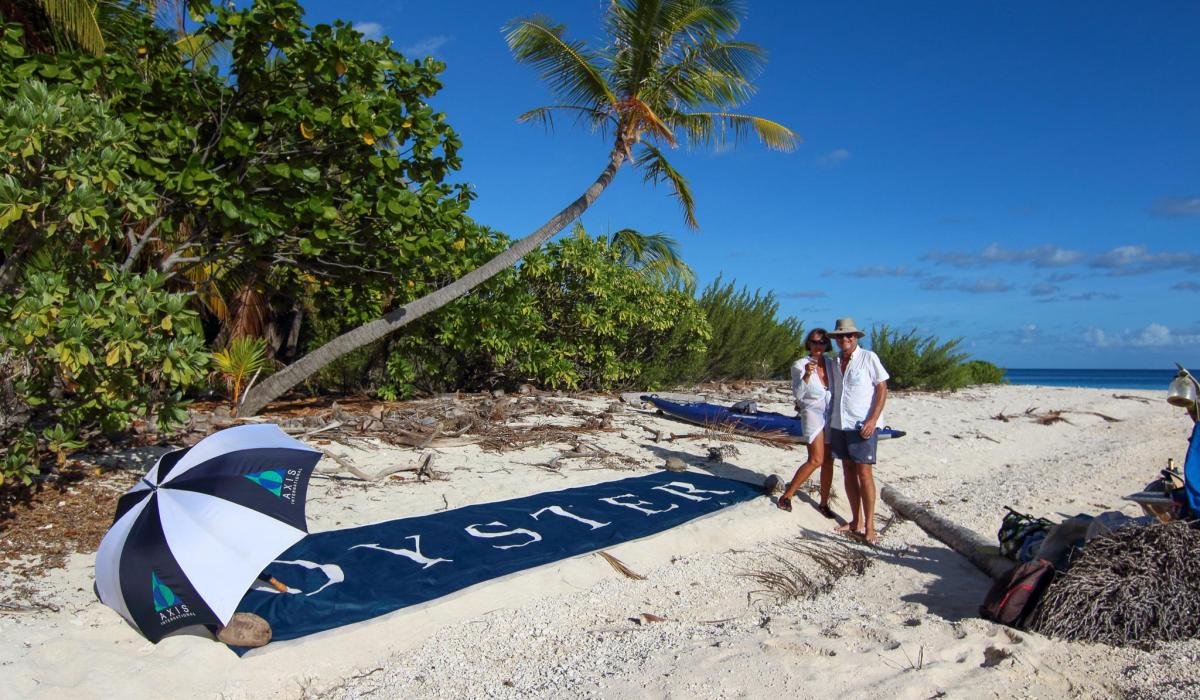 Stephen and Debbie Getting Ready for Beach Party Resampled