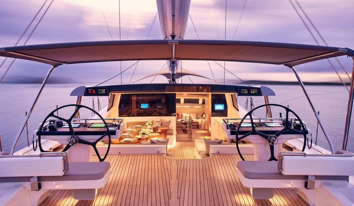 luxury sailing yacht