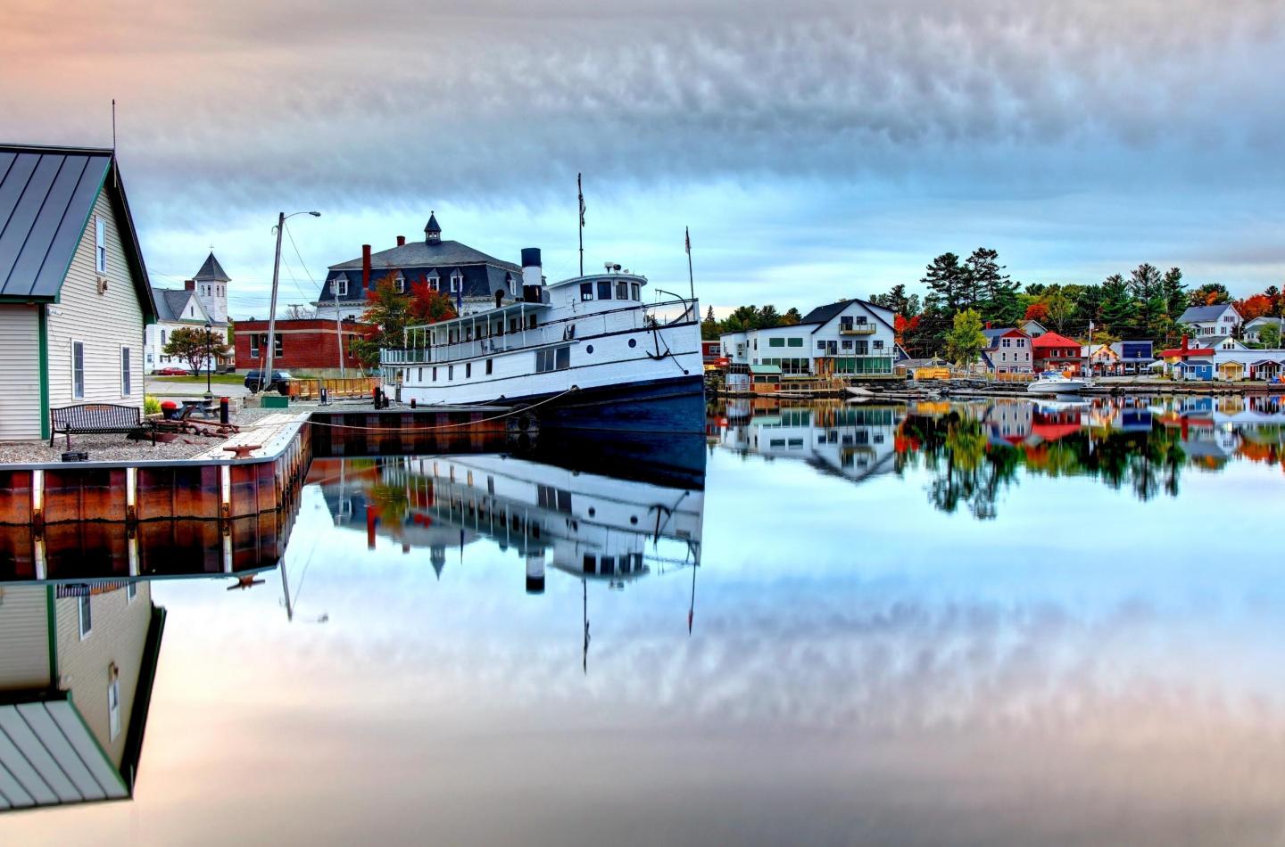Boatyard in Maine