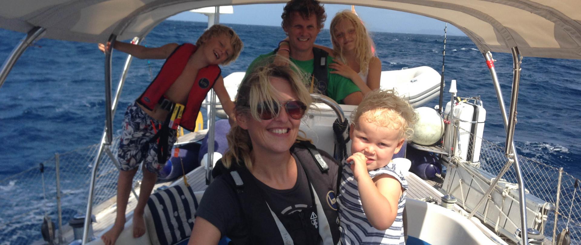 Family Circling the Globe on Oyster Yacht