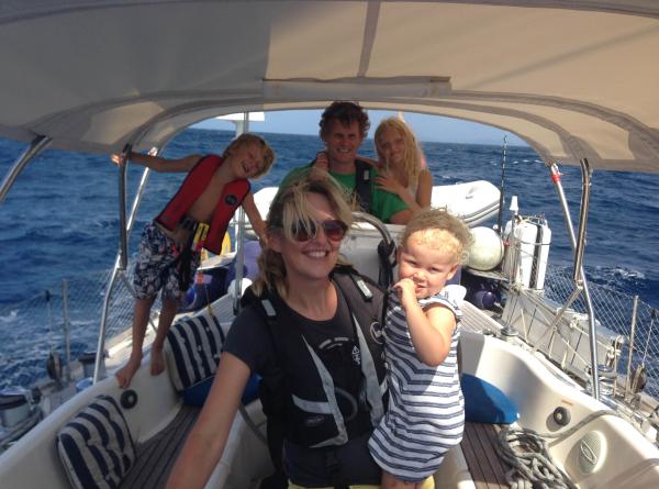 Family Circling the Globe on Oyster Yacht