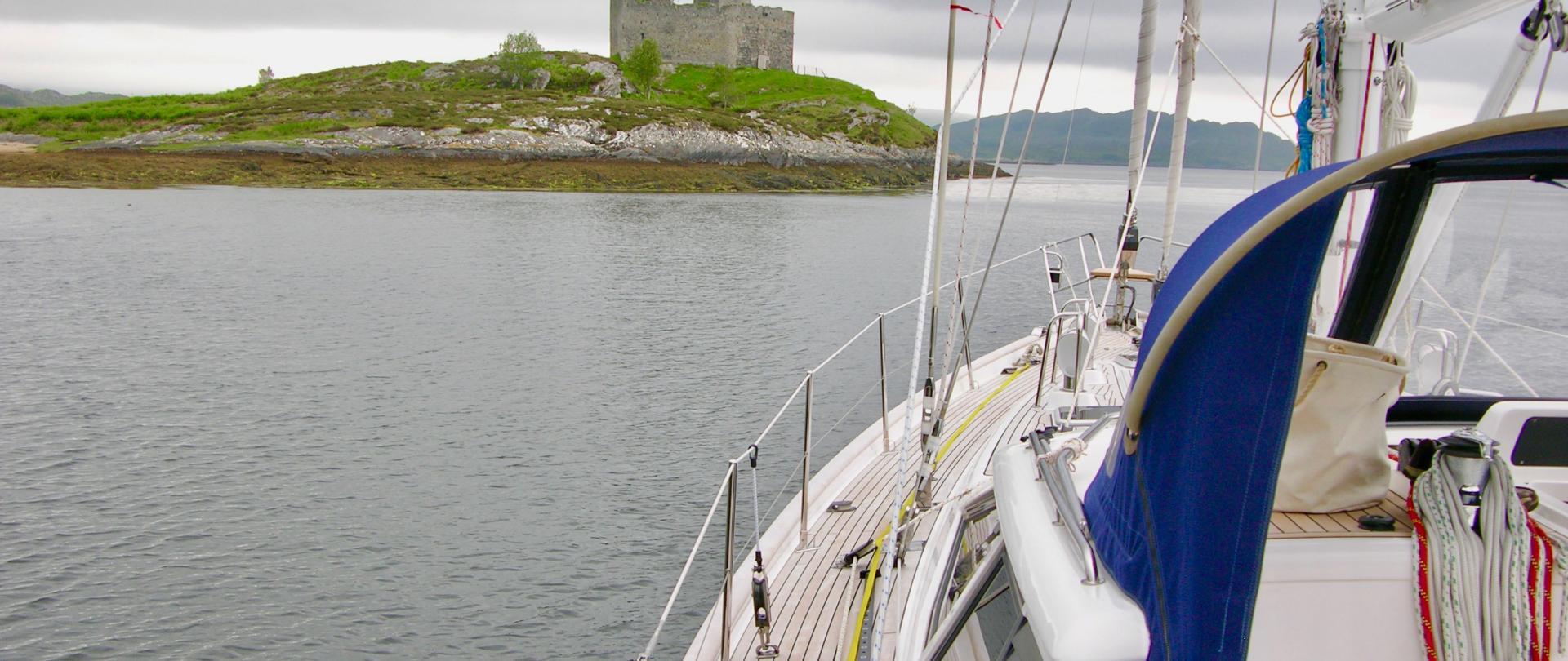 Oyster Yacht Side View
