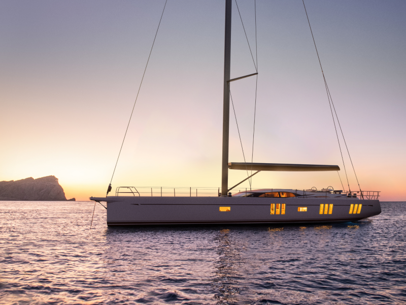 New Oyster 805 80 foot luxury sailing yacht