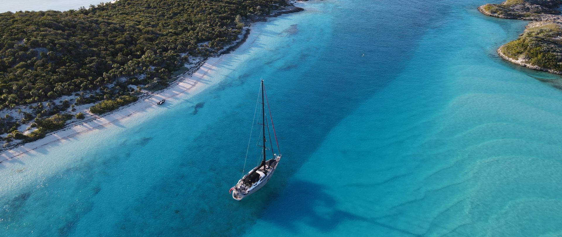Oyster 725.01 Intrepid Bahamas Aerial View