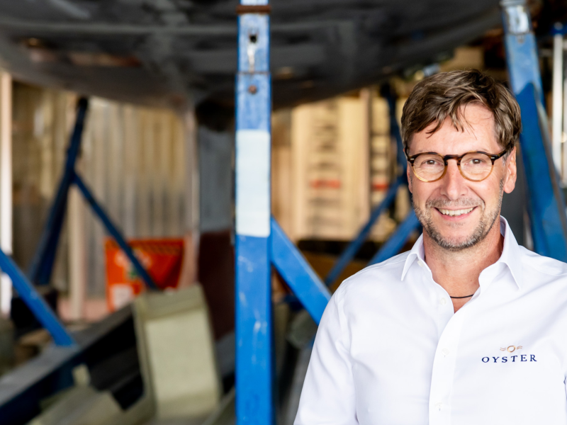 Oyster Yachts CEO Stefan Zimmermann