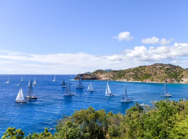 Oyster Yachts Oyster World Rally 2024 25 Fleet Leaving Antigua