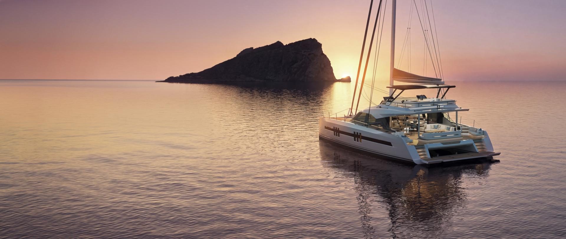 Oyster Yachts launches their first sailing catamaran the Oyster C60