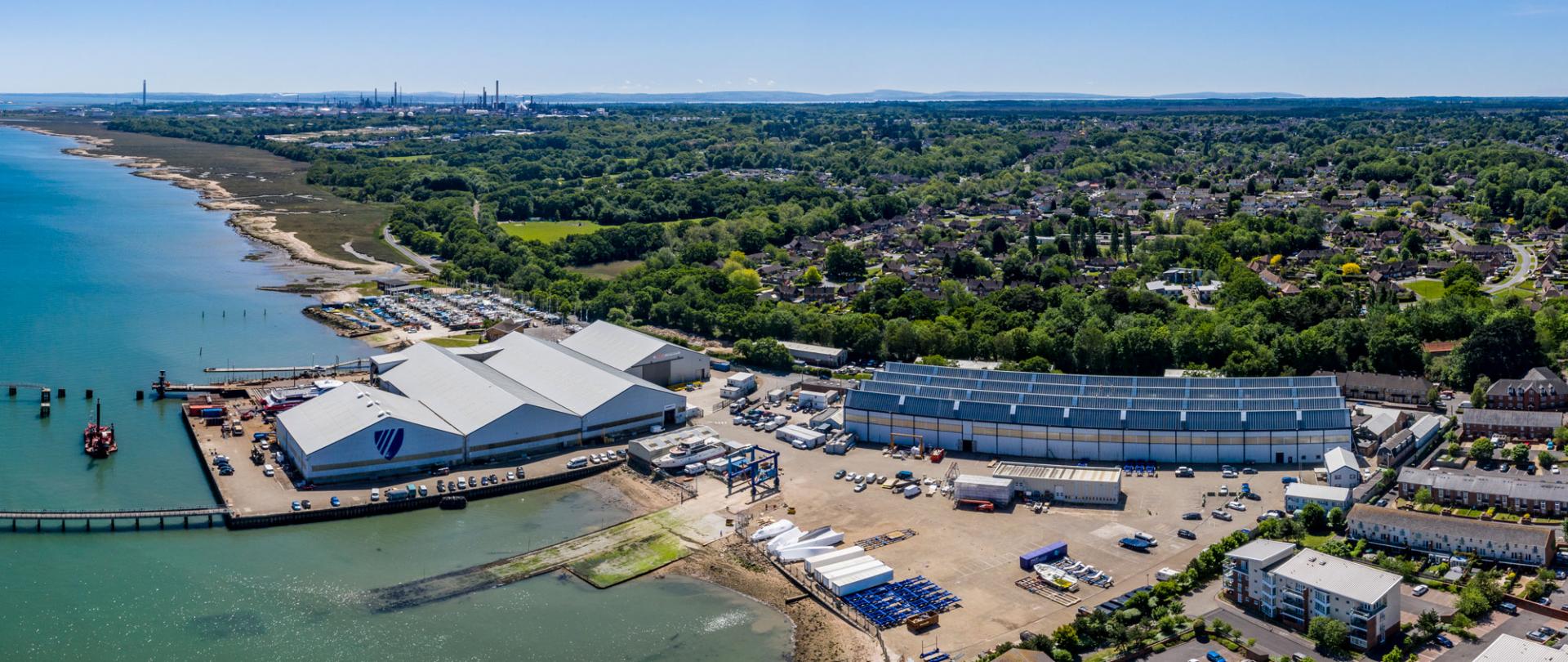 Shipyards Drone image