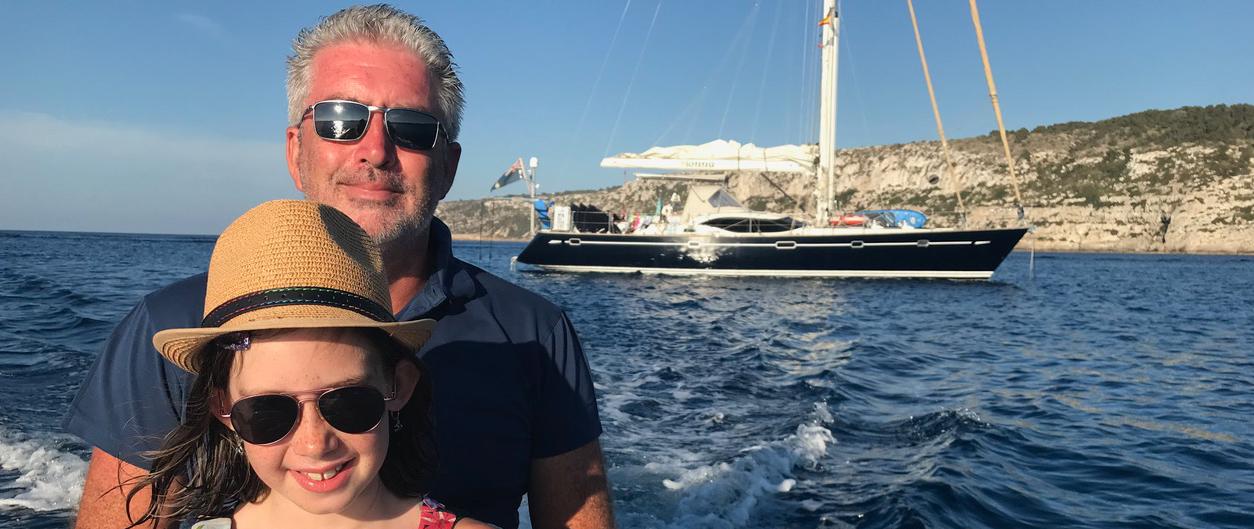 Oyster 56 Sionna owner, Mike