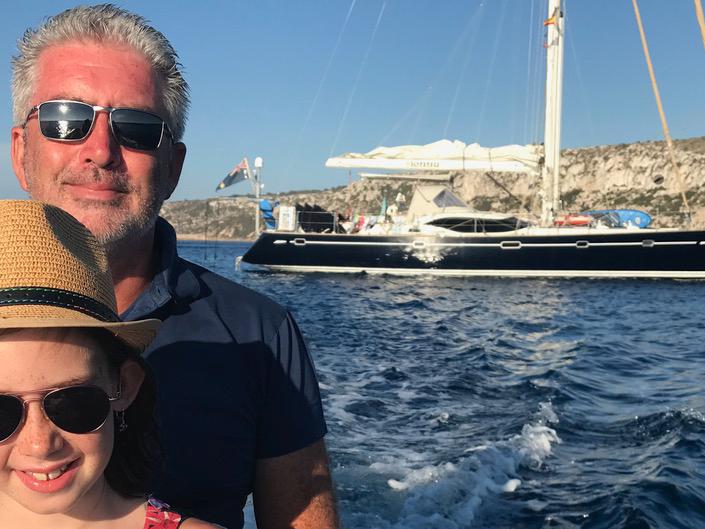 Oyster 56 Sionna owner, Mike