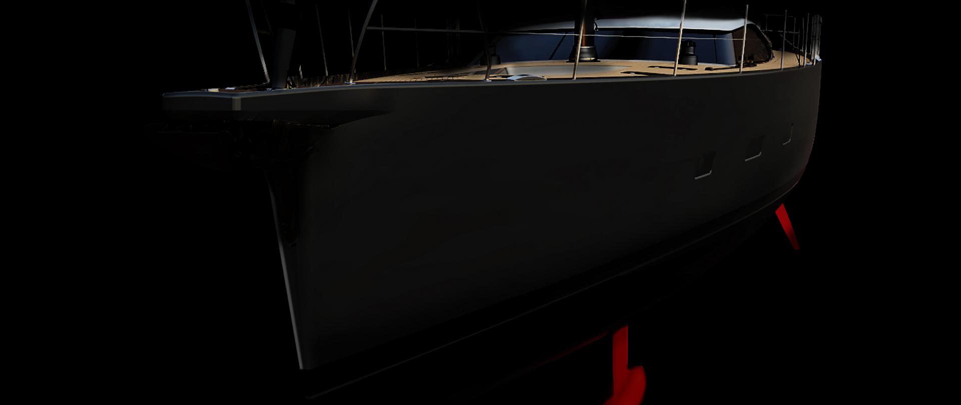 oyster 885GT performance sailing yacht bow