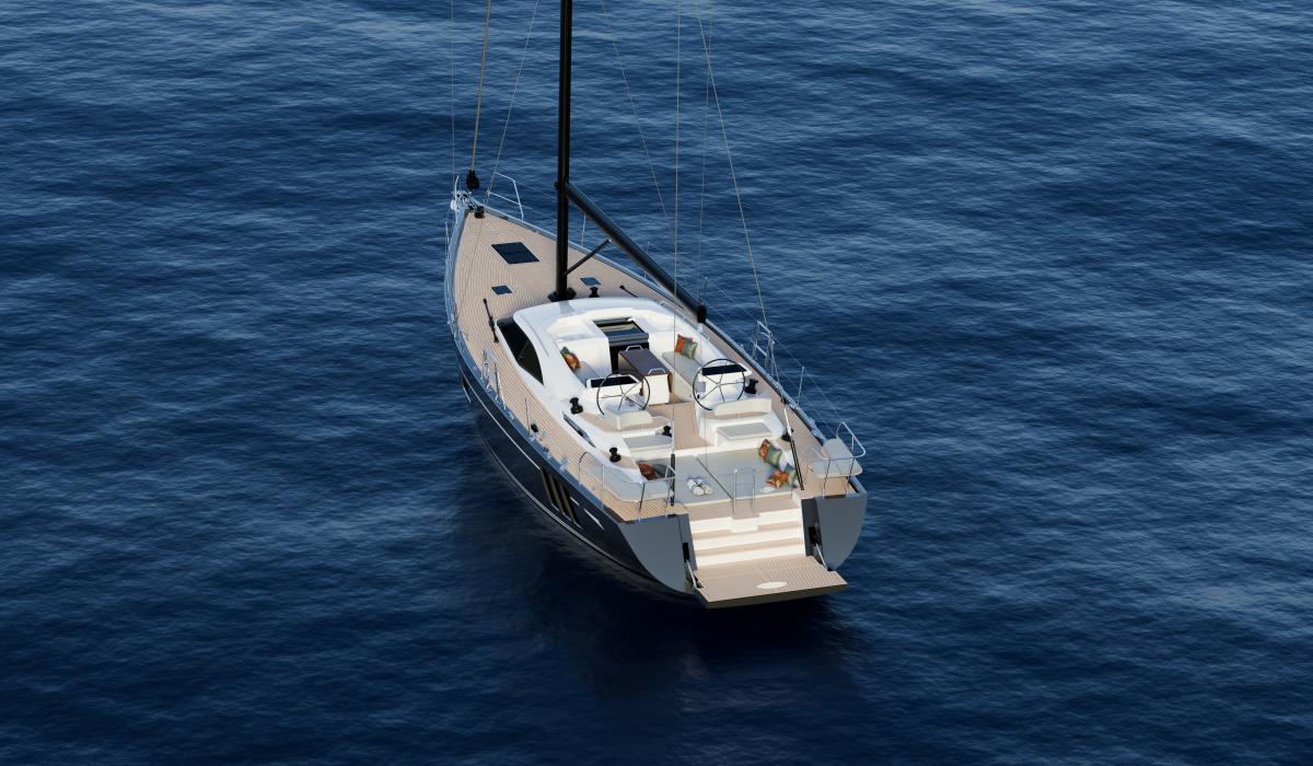 Oyster 515 50 Foot Bluewater Sailing Yacht Aft Lounge