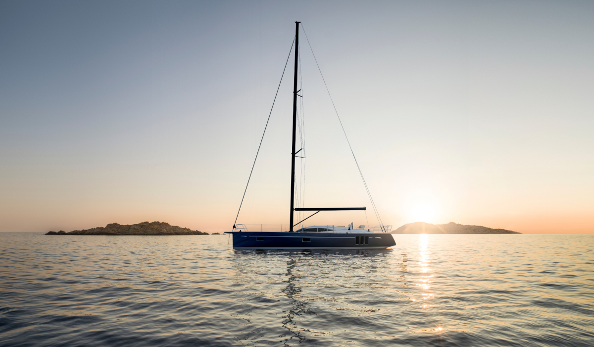 Oyster 515 50 Foot Bluewater Sailing Yacht Sunset
