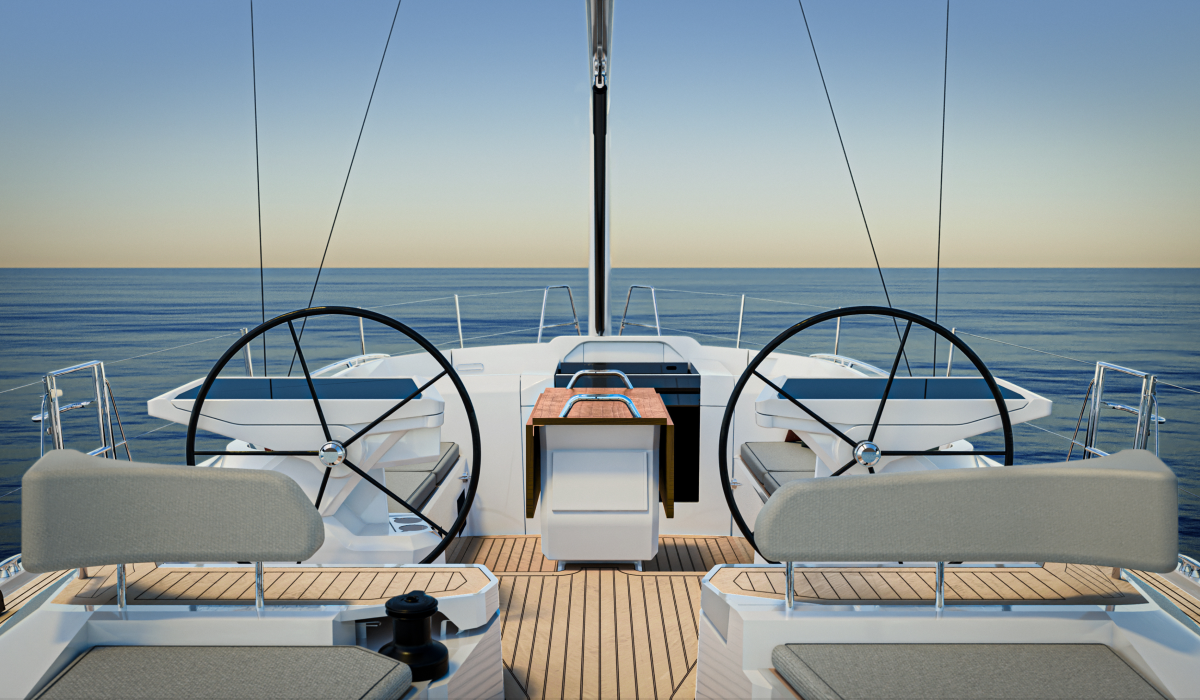 Oyster 515 50 Foot Bluewater Sailing Yacht Twin Helm Station