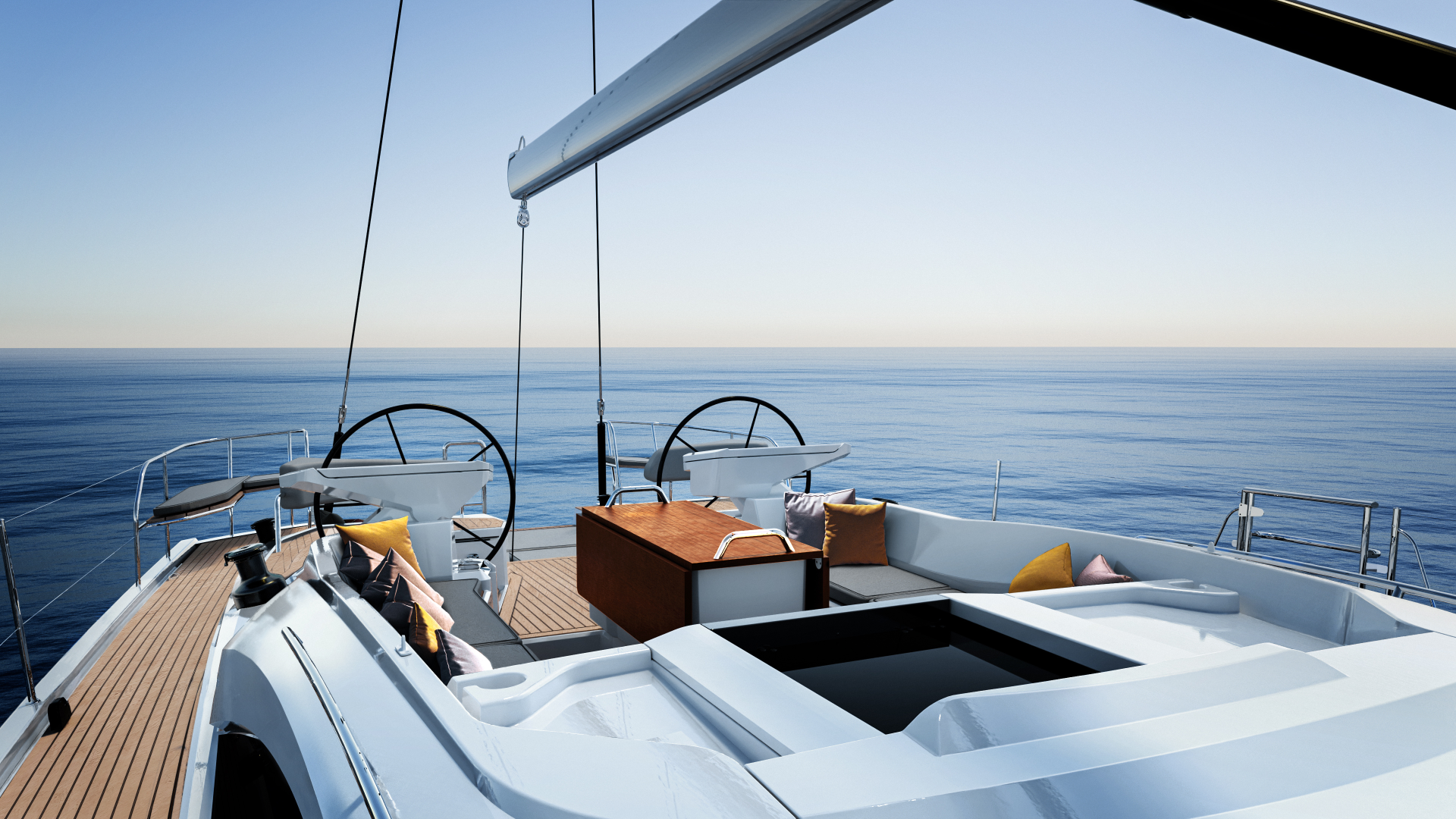 Oyster 515 50 Foot Bluewater Sailing Yacht Versatile Cockpit