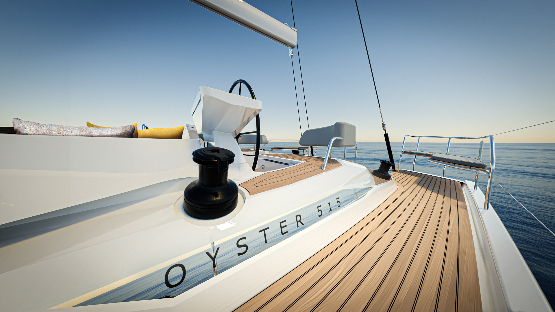 Oyster 515 50 Foot Bluewater Sailing Yacht Wing Seats