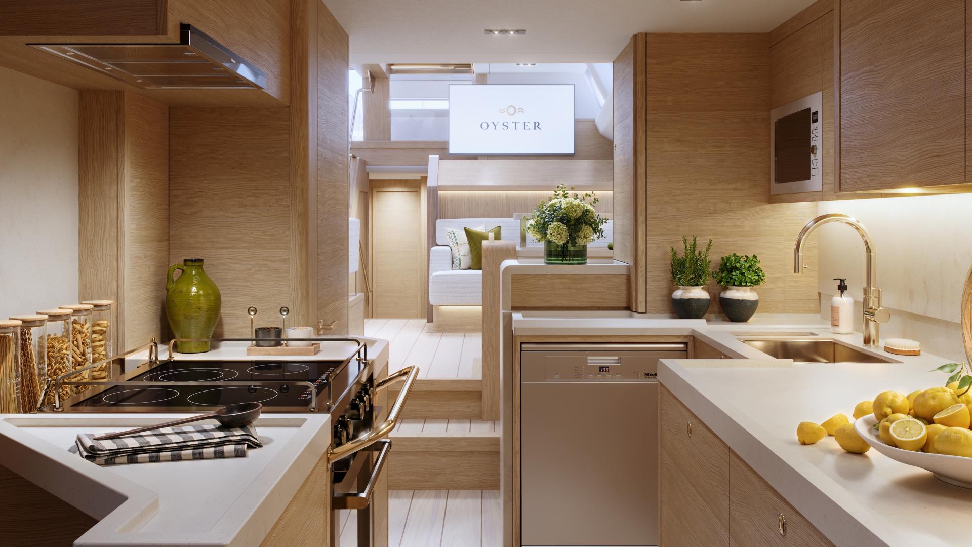 Oyster 805 Oak Interiors 3