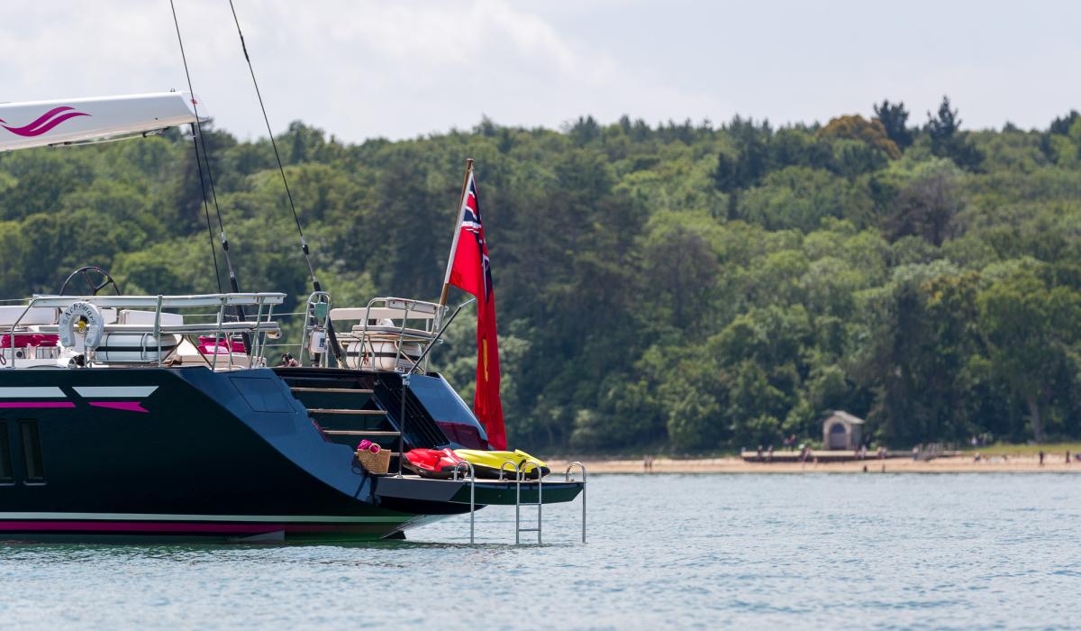 Oyster 885 Achenar Luxury Sailing Yacht Swim Platform