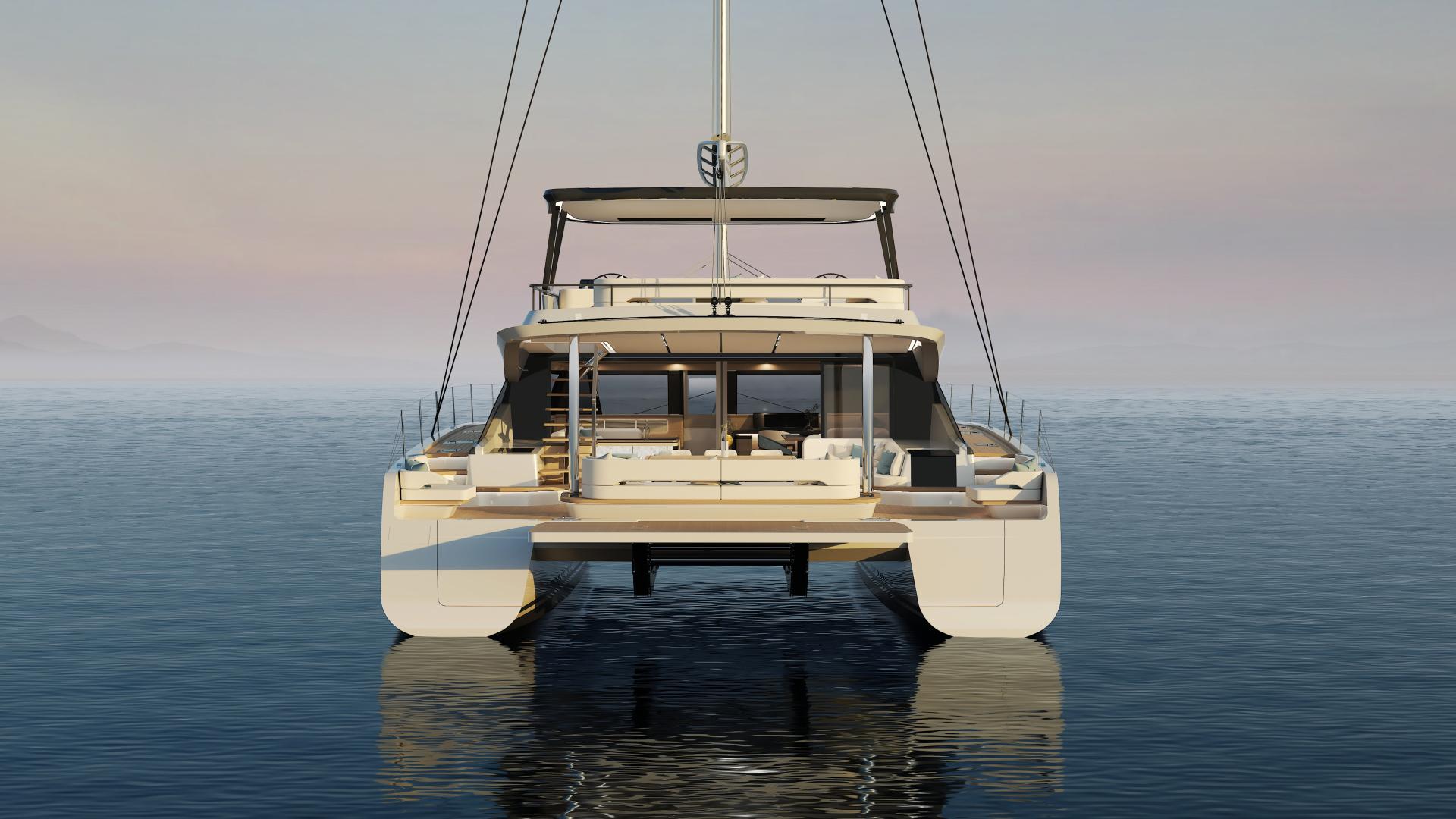 Oyster C60 60 Foot Catamaran Highlights Effortless access