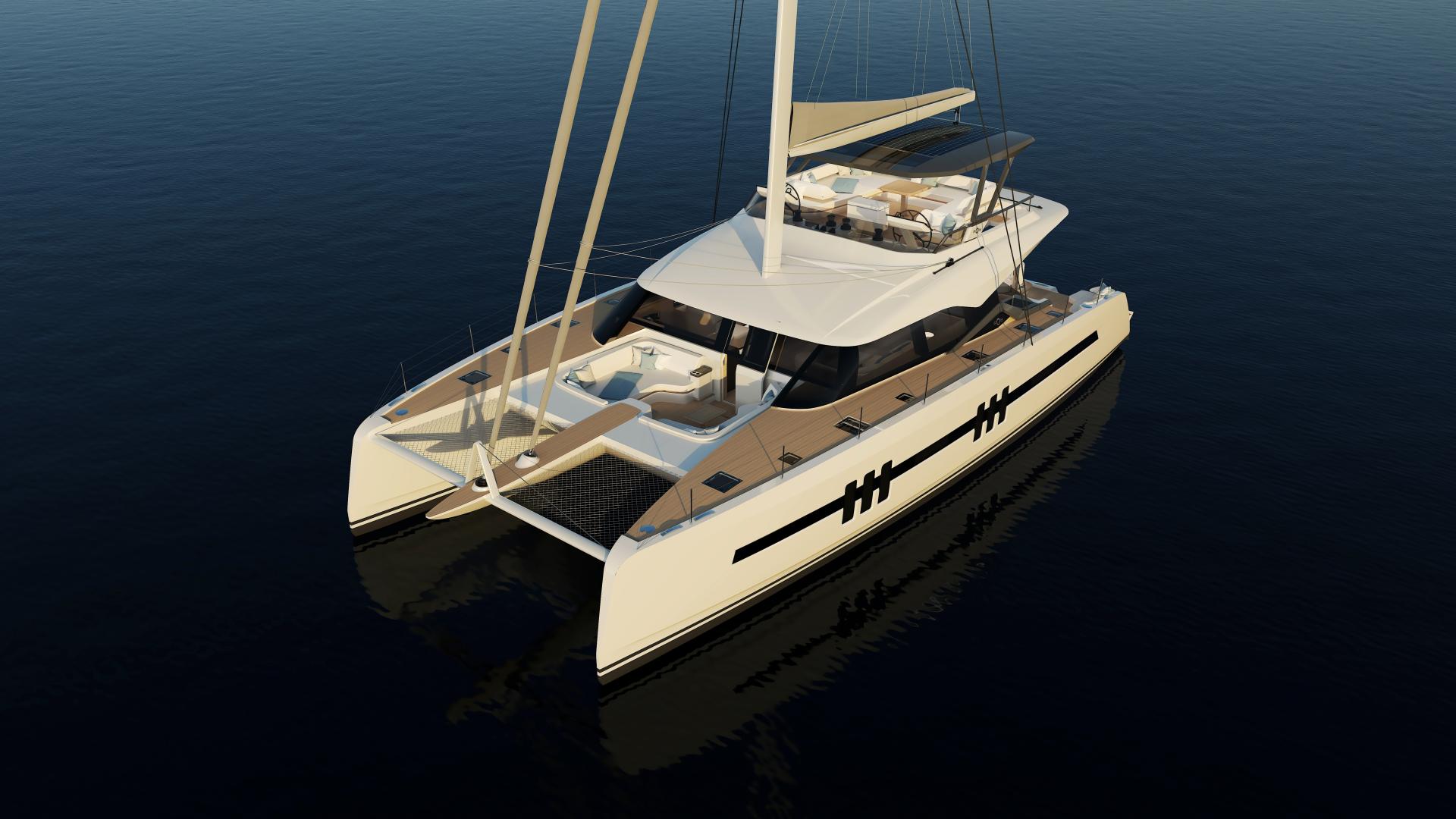 Oyster C60 60 Foot Catamaran Highlights Offshore architecture