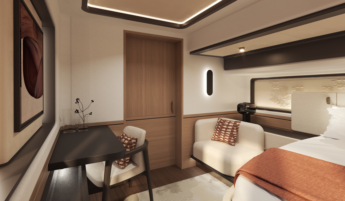 Oyster P60 power catamaran interior owners cabin 5