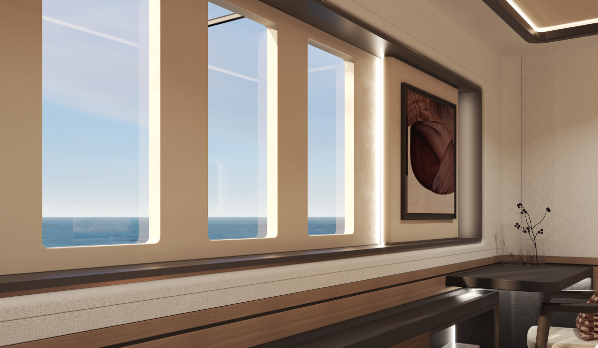 Oyster P60 power catamaran interior owners cabin 7