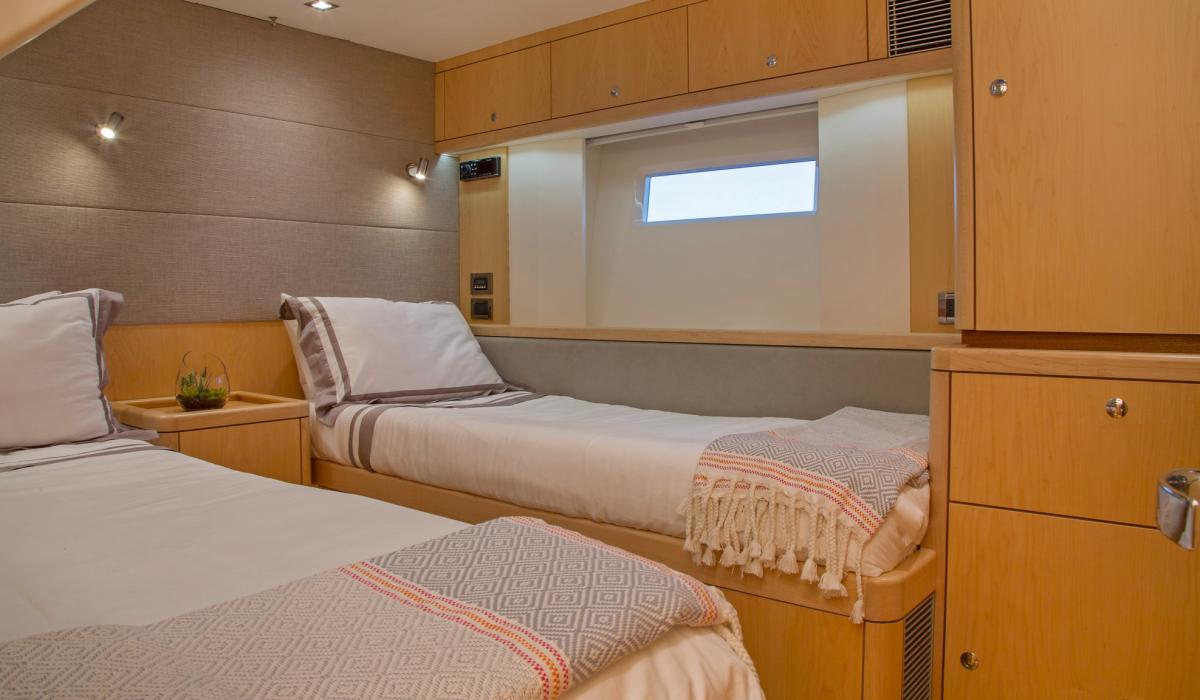 Oyster Yachts Oyster 745 Gracious 75 Foot Luxury Sailing Yacht Guest Cabin