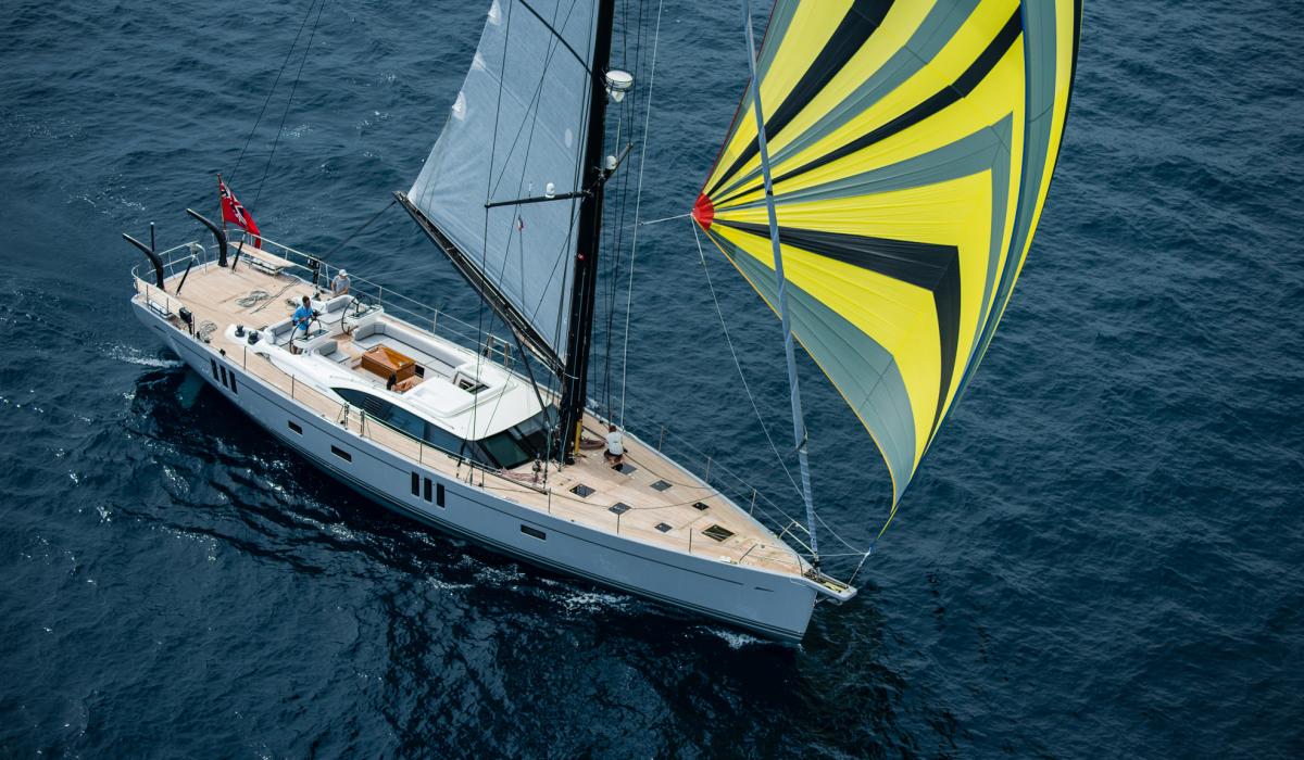 Oyster Yachts Oyster 745 Gracious 75 Foot Luxury Sailing Yacht Spinnaker