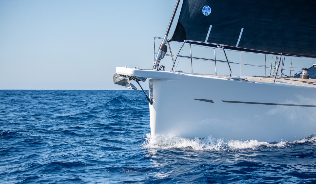 Oyster Yachts Oyster 745 Kalia 75 Foot Sailing Yacht Bow