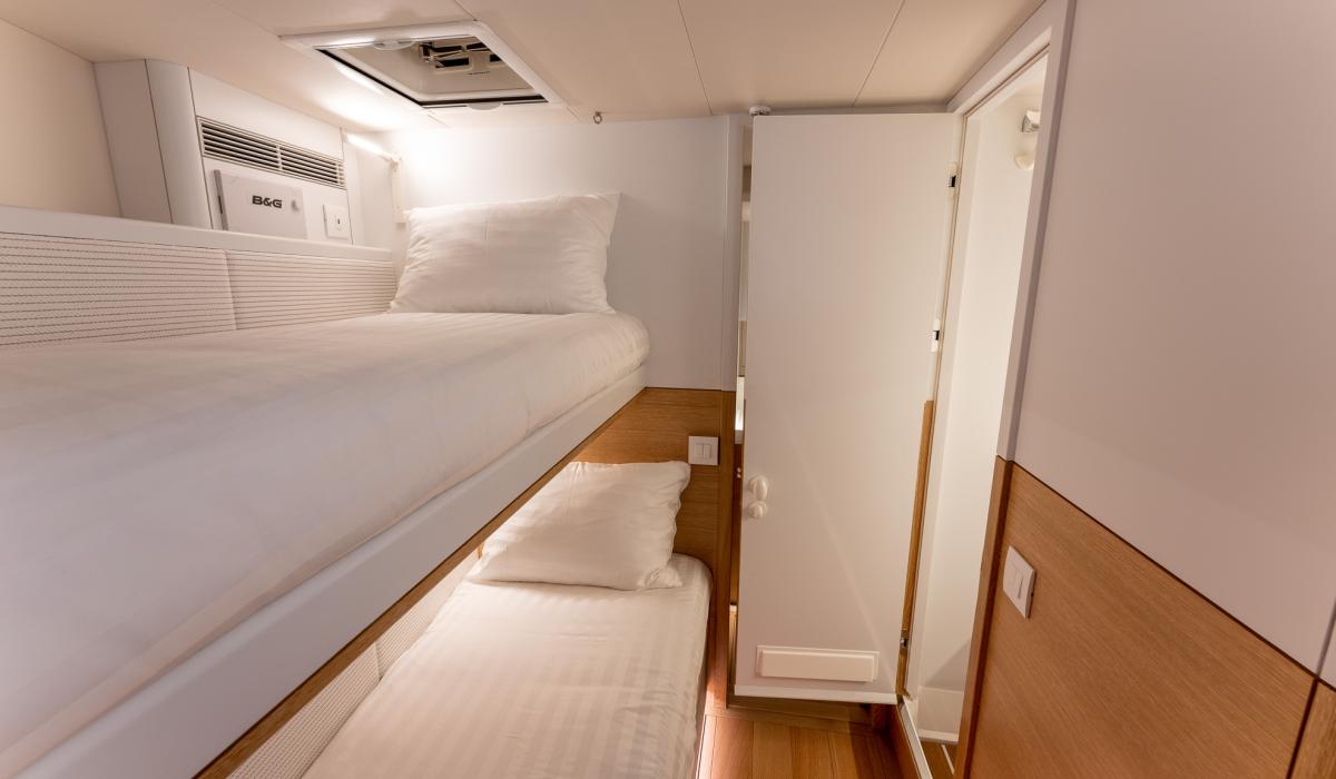 Oyster Yachts Oyster 745 Kalia Interior Bunk Cabin