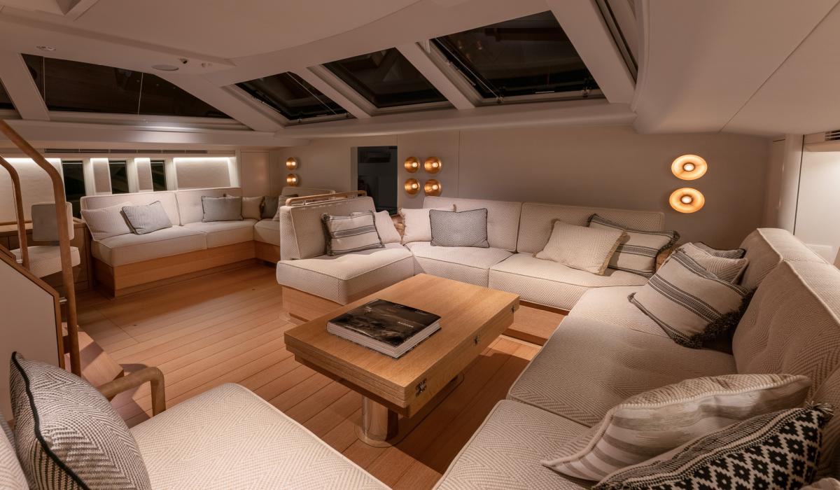 Oyster Yachts Oyster 745 Kalia Interior Luxury Saloon