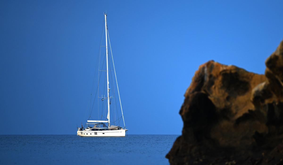 Oyster Yachts Oyster 745 Mexican Wave Luxury Sailing Boat At Anchor Galapagos
